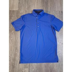 Greyson Golf Polo Pattern Shirt Mens S PURPLE COLOR Wolf Stretch